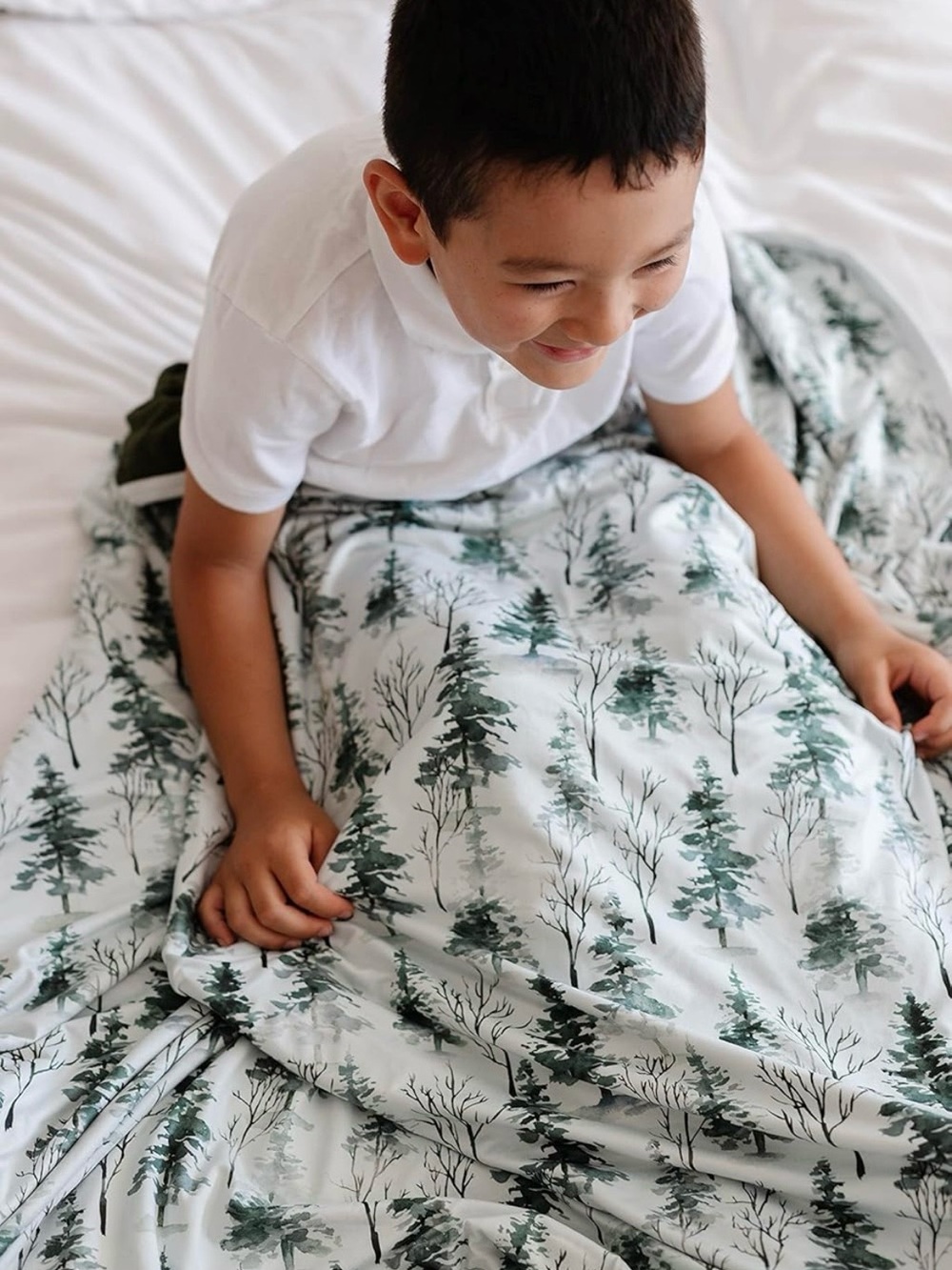 Pobibaby Blanket in Magical Woods Print - Picture 5 of 10